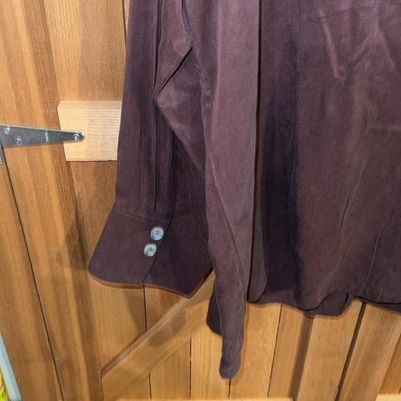 Soft Surroundings Brown Button Down Shirt 2X - Picture 8 of 9